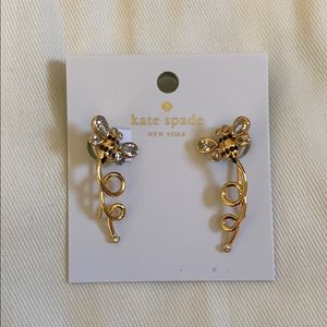 Kate space bumble bee earrings